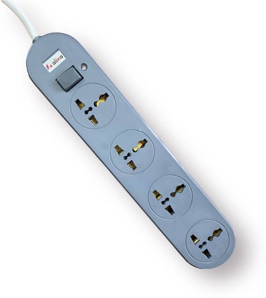 Alixa Adore 4+1 Power Strip with 4 Socket, 1 Master Switch with LED 4  Socket Extension Boards