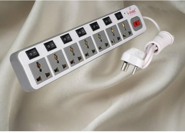 VNG 7-Socket Surge Protector Power with Heavy-duty cord 7  Socket Extension Boards
