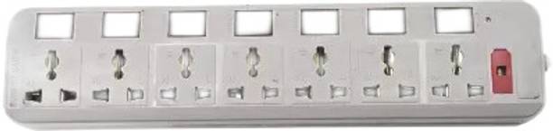 D-DEVOX EXT-107 Switch Universal Surge Protector With 7 Socket 7 switch 7  Socket Extension Boards