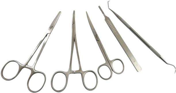 Forgesy Mosqutio cvd, str 5'', 3no. b.p handle, iris cvd 4'', scaler Surgical Plier