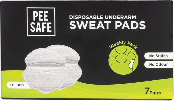 Pee Safe Disposable Underarm Sweat Pads (Folded) Sweat Pads