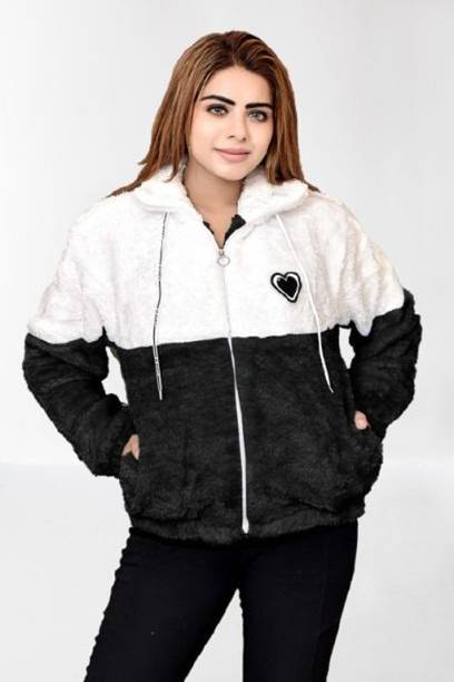 Women Solid Collared Neck Black Sweater