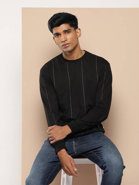 INVICTUS Full Sleeve Striped Men Sweatshirt