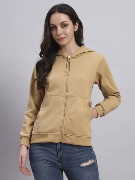 Resilience Full Sleeve Solid Women Sweatshirt