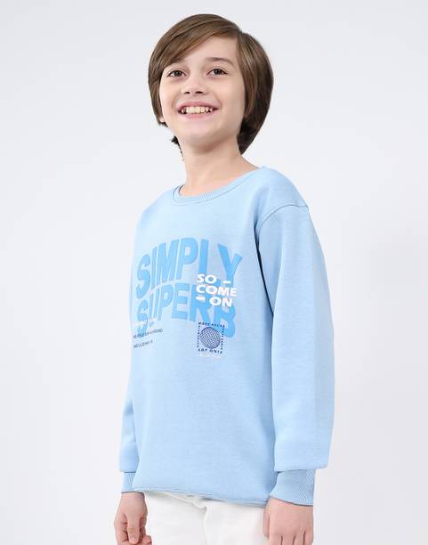MONTE CARLO Boys Full Sleeve Printed Sweatshirt