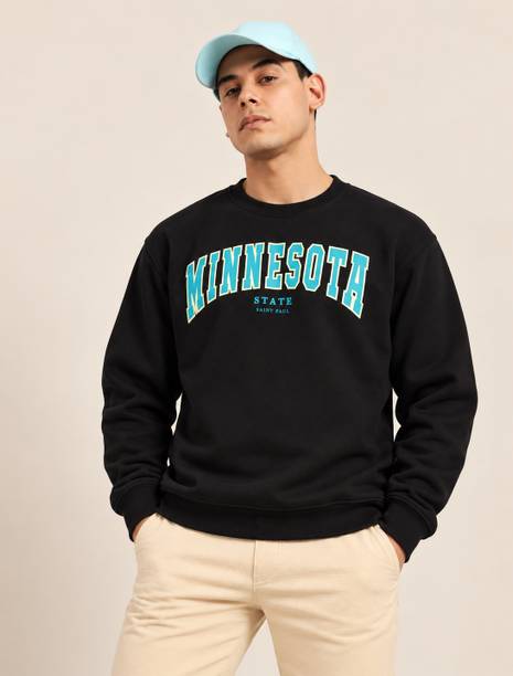 Ashkart Men Full Sleeve Graphic Print Sweatshirt