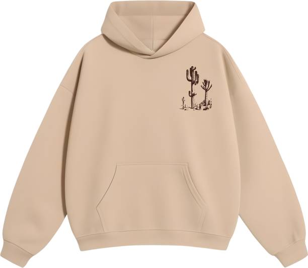 Men & Women Full Sleeve Printed, Graphic Print Hooded Sweatshirt