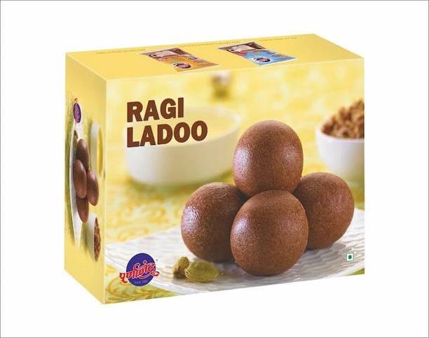 पूर्णानंद रागी लाडू विथ जैगरी |ग्लूटन-फ्री |हाइ कैल्सियम मिलेट स्वीट फोर ऑल एजस बॉक्स