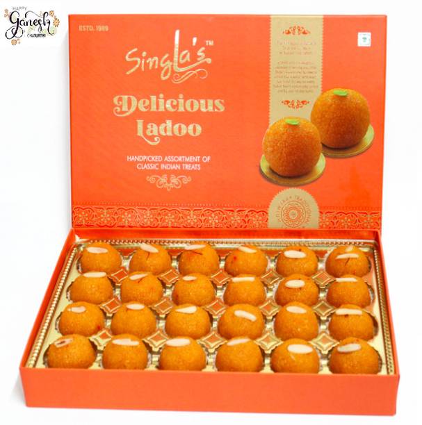 singla's Motichoor Laddu 1kg Delicious Laddu) | Box