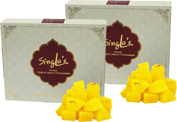singla's Kesar Petha 500g Combo Pack of 2 Box