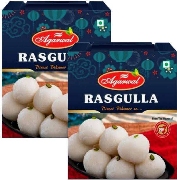 AP Rasgulla 2Kg Tin | Ready-to-Eat | Mouth-Watering Mithai Tin
