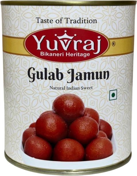 Yuvraj Food Product Gulab jamun sweets 1 kg Tin Can