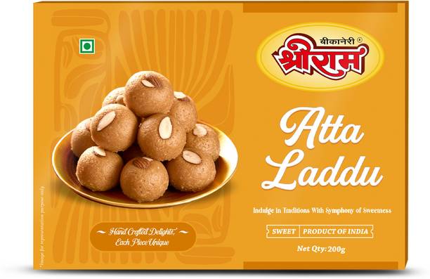 SHREE RAM Atta Laddu | Bikaneri Sweets | Traditional Indian Mithai