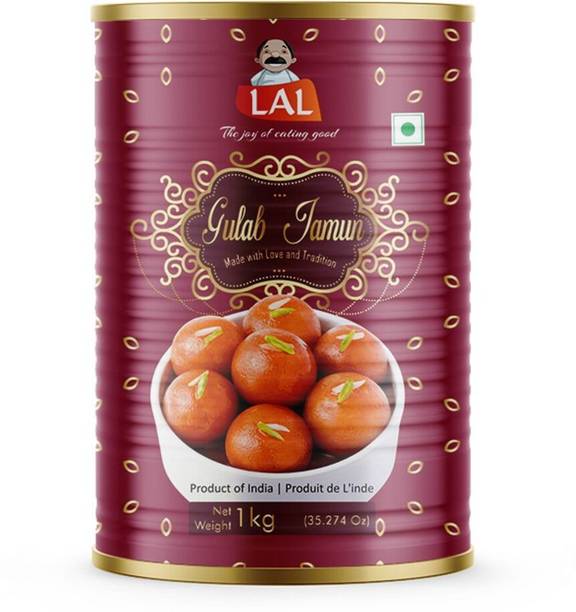 Lal Gulab Jamun 1 Kg || Pure Desi Ghee || Indian Sweets || Sweets Tin