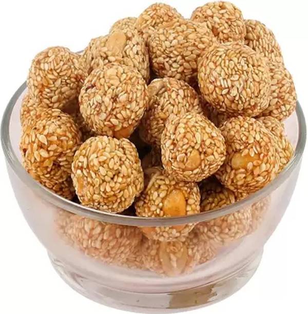 इंटरोवेज व्हाइट टिल लड्डू स्वीट 250gm मेसन जार