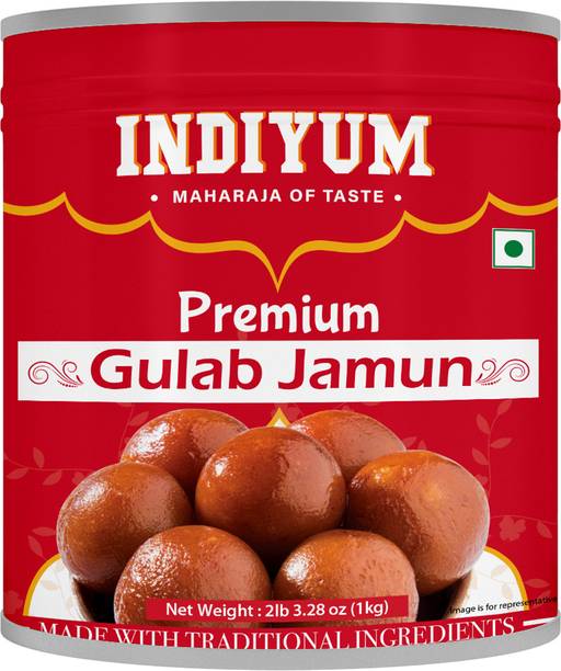 Indiyum Premium Gulabjamun Ready To Eat | Indian Mithai Tin