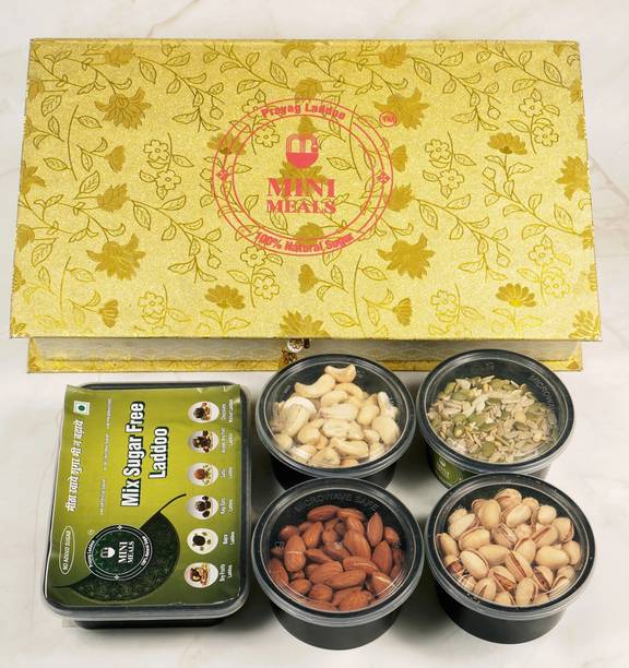 prayag laddoo Corporate Gift Festival Gift Sweet Dry Fruits Combo Box