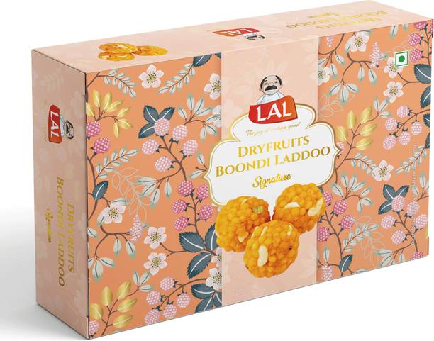 Lal Dryfruits Boondi Laddoo Signature Box