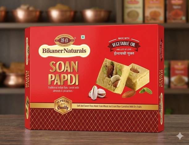 2BA BIKANER NATURALS SOAN PAPDI 200 Box