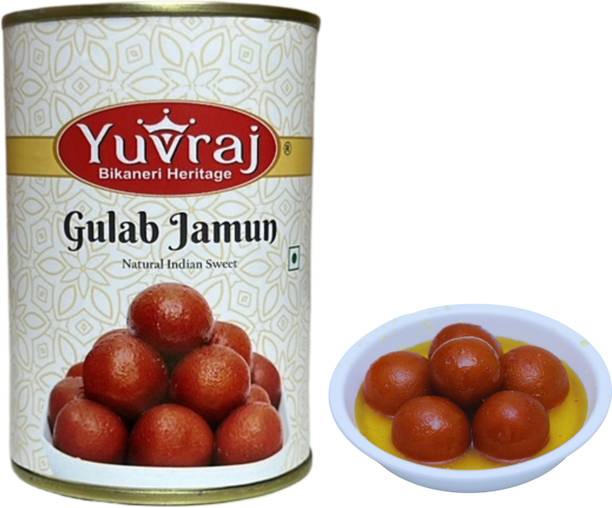 Yuvraj Food Product Gulab jamun bikaneri mithai combo 500 gm Tin pack Can
