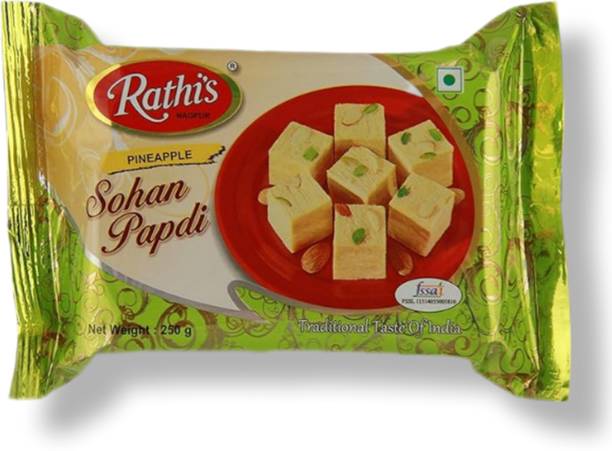Rathi's Sohan Papdi Pineapple Box