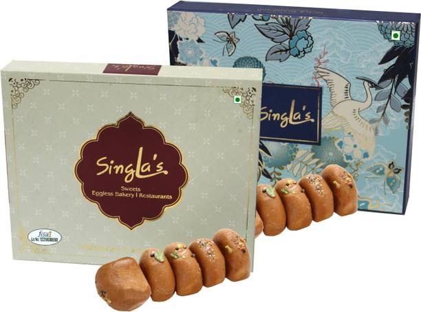 singla's Brown Peda 500g Combo pack of 2 Box
