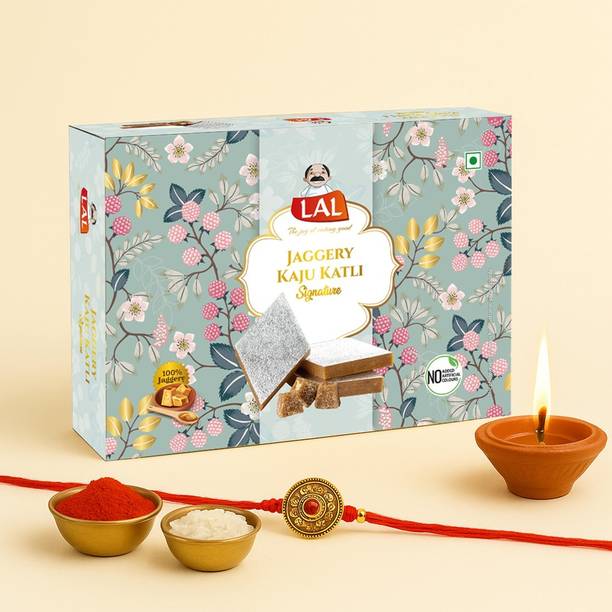 Lal JAGGERY KAJU KATLI - Box