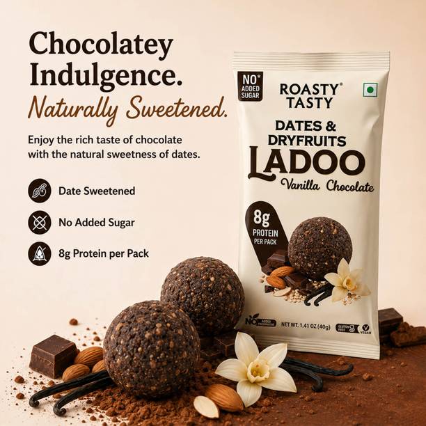 Roasty Tasty Cocoa - Millets & Dryfruits Ladoo | High Protein