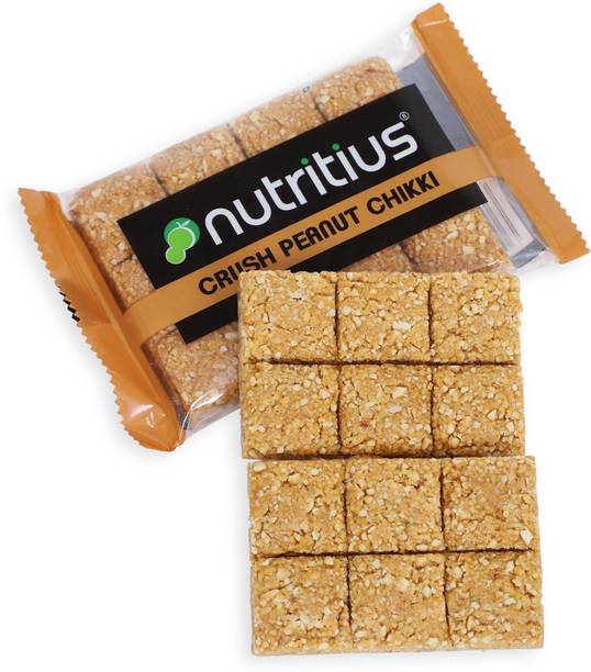 Nutritius Crush Peanut Chikki - FamilyPack Box