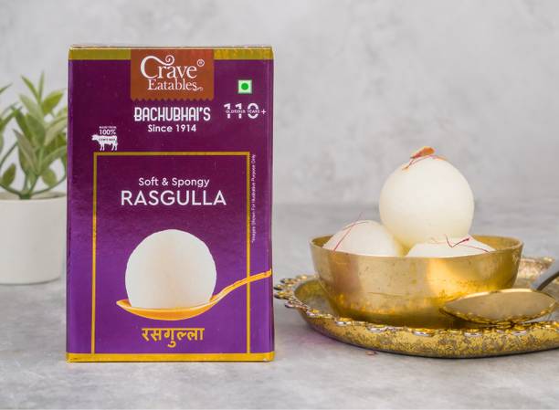 Crave Eatables Rasgulla 500g (Pack Of 500g) (1) Box