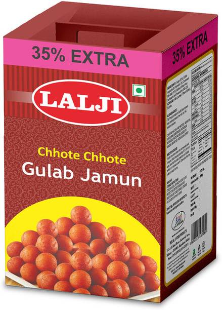 lalji Chote Chote Gulab Jamun 1.25Kg Traditional Bikaneri Sweet Treat Tin