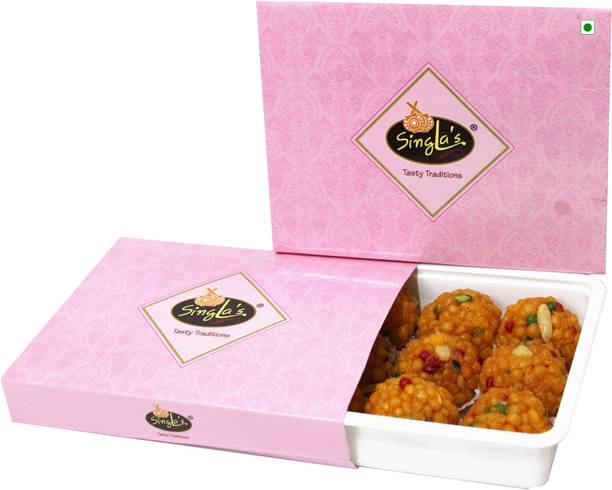 singla's Jodhpuri Laddu 500g Delicious Mithai Sweets Box