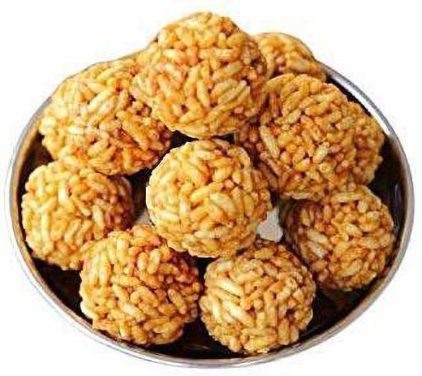 ANUVAN FEEL THE UTSAV Murmura laddu / Parmal Gud Ke laddu / Puffed Rice Laddu -500G Pouch