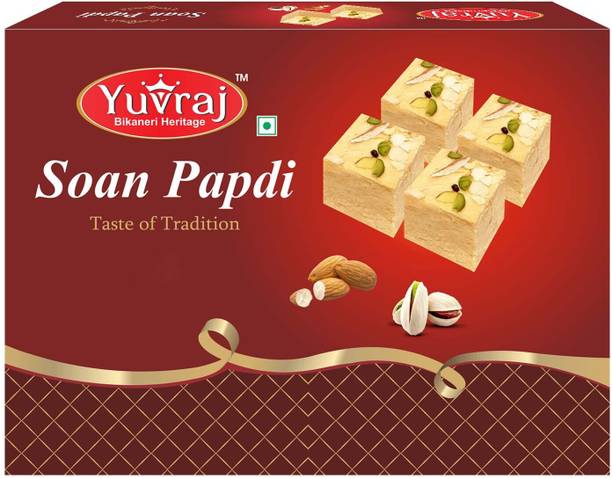 Yuvraj Food Product patisa sweets soan papdi 200 gm box Box