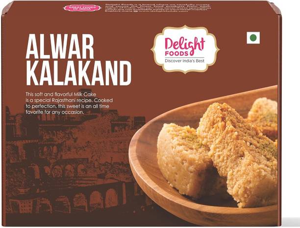 Delight Foods Alwar Kalakand Authentic & Fresh Box