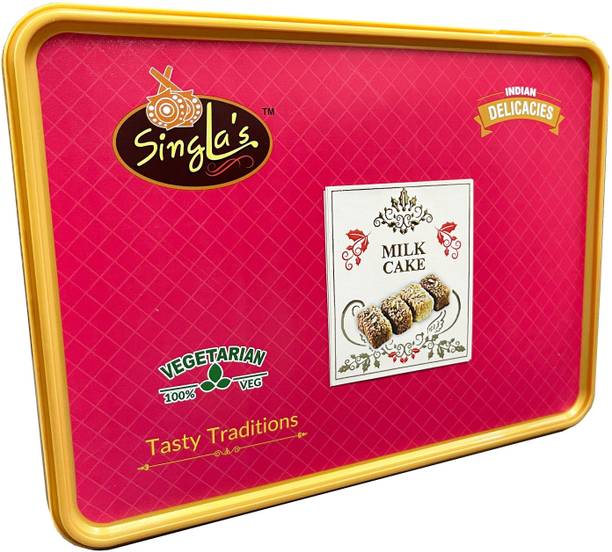 singla's Milk Cake Barfi 1Kg | Delicious Sweets Box