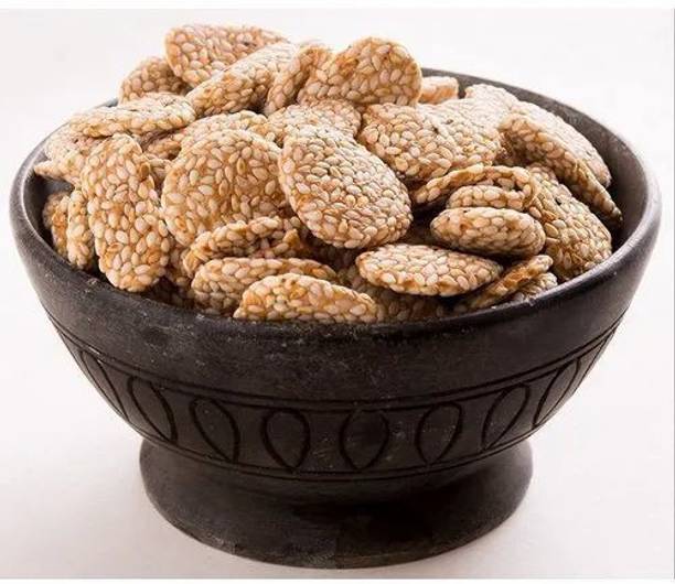GROCERYONTHEGO Til Barfi Gajjak Sweets No Added Preservatives and Colours and Flavours Pouch