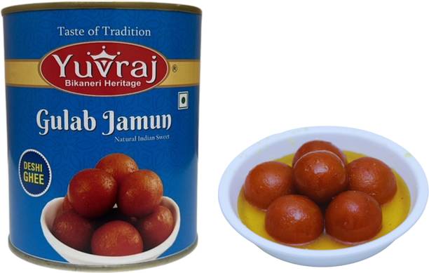 Yuvraj Food Product desi ghee gulab jamun 1 kg pack Can
