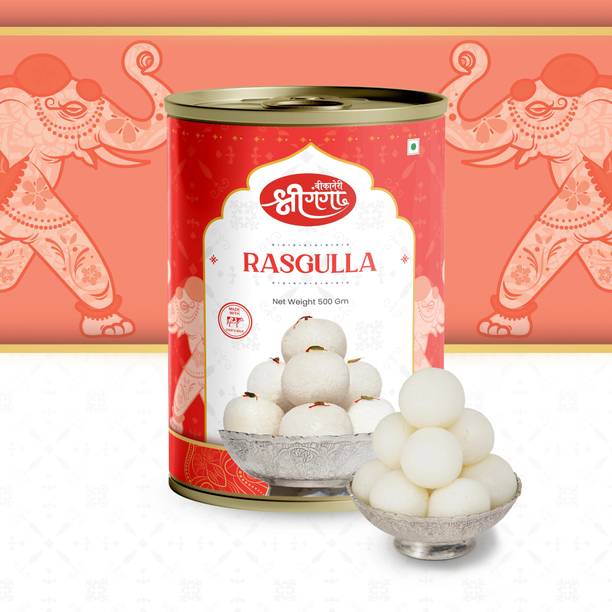 Bikaneri Shree Ganga Rasgulla 20 Pieces Traditional Sweets Tin