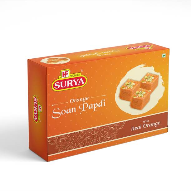 Surya Orange Soan Papdi 400g Box