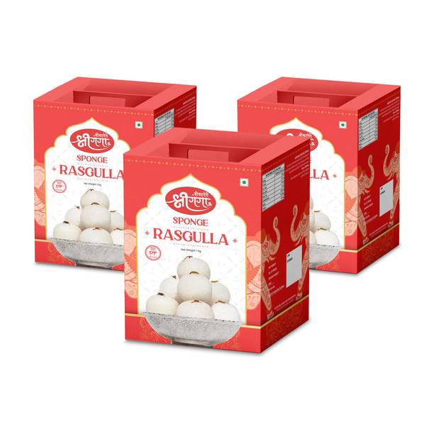Bikaneri Shree Ganga Spongy Rasgulla 60 Pieces