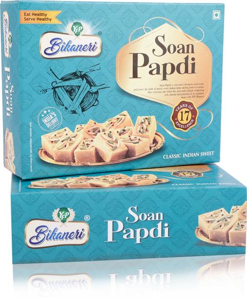 yfp bikaneri Soan Papdi 200g (Pack of 2) | Traditional Indian Sweet Box