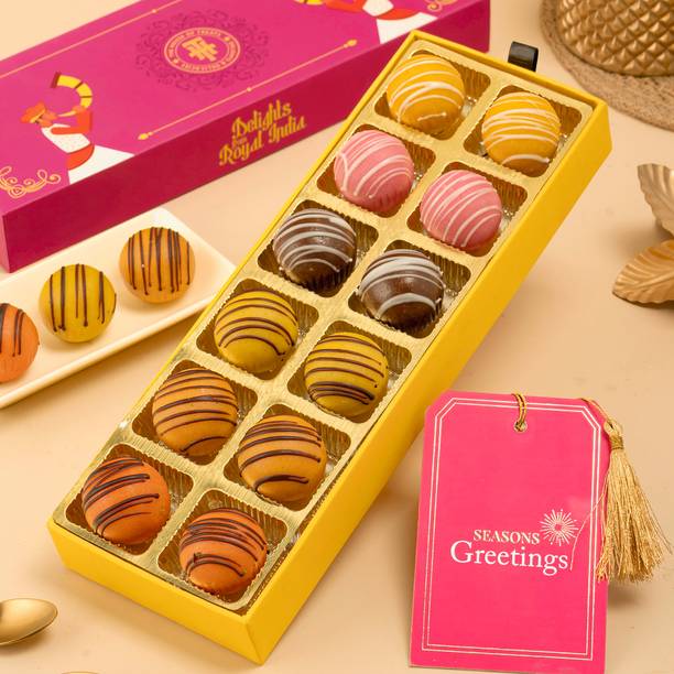 HyperFoods Diwali Sweets Gift Hamper | Traditional Celebration Pack Box