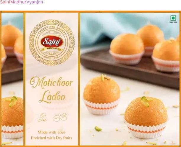 sainimadhur vyanjan Freshly Made Motichoor Laddu Box