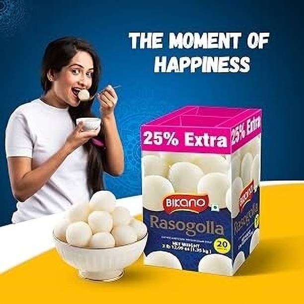 Bikano Rasgulla Soft & Spongy Traditional Indian Sweet