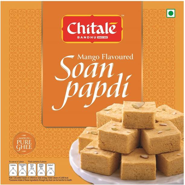 Chitale Bandhu Mango Flavoured Soanpapadi
