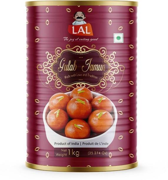 Lal Gulab Jamun 1 Kg || Pure Desi Ghee || Indian Sweets || Sweets Tin