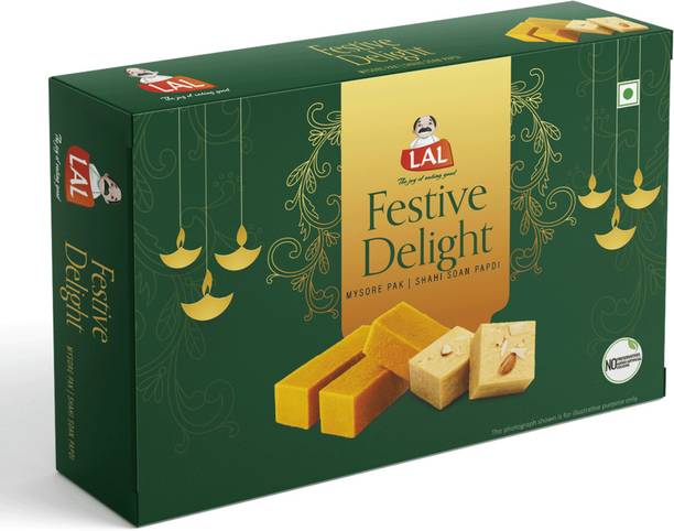 Lal SWEETS FESTIVE DELIGHT - 400GM||FESTIVE SPEACIAL||DIVALI GIFT|| Box