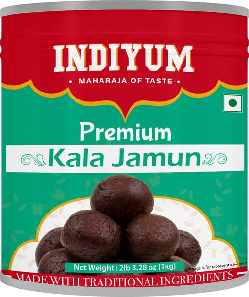 Indiyum Premium Kala Jamun Ready To Eat | Indian Mithai Tin