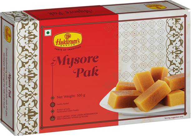 Haldiram's Nagpur Mysore Pak 500gm (pack of 1) Box